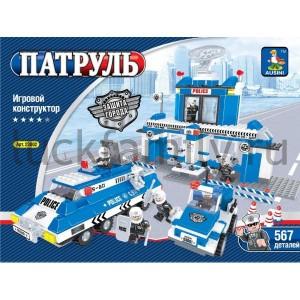 КОНСТРУКТОР ПЛАСТ. ПОЛИЦЕЙСКИЙ УЧАСТОК С ФИГУРКАМИ И АКСЕСС., 567ДЕТ. В КОР. 41*31*6СМ в кор.2*6шт ― Luckfamily.ru