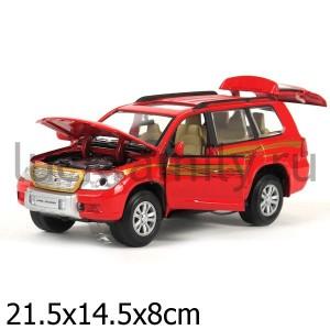 МАШИНА "ТЕХНОПАРК" МЕТАЛЛ. ИНЕРЦ. TOYOTA LAND CRUISER 1:32 СВЕТ+ЗВУК, В АССОРТ. В КОР. в кор.2*24шт ― Luckfamily.ru
