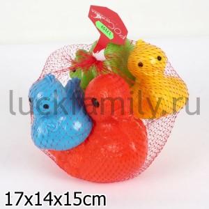 НАБОР Д/КУПАНИЯ (УТКА+3 УТЕНКА) В СЕТКЕ в уп.30наб ― Luckfamily.ru