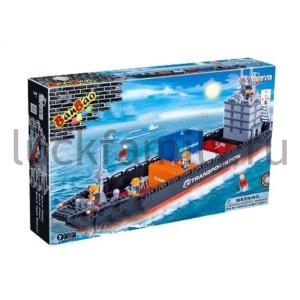 КОНСТРУКТОР ПЛАСТ. "КОРАБЛЬ" С АКСЕСС. И ФИГУРКАМИ 716 ДЕТ. В КОР. 53*35*7 СМ в кор.4шт ― Luckfamily.ru