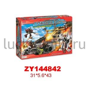 КОНСТРУКТОР ПЛАСТ. ТРАНСФОРМЕРЫ В РУСС. КОР. 31*6*43СМ в кор.2*12шт ― Luckfamily.ru