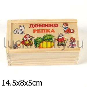 ДОМИНО ДЕРЕВ. "ИГРАЕМ ВМЕСТЕ-БУРАТИНО" РЕПКА в кор.36шт ― Luckfamily.ru