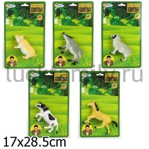 ДОМАШНЕЕ ЖИВОТНОЕ "ИГРАЕМ ВМЕСТЕ" В АССОРТ. НА КАРТ. в кор.8*12шт ― Luckfamily.ru
