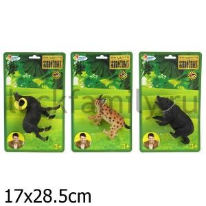 ЛЕСНОЕ ЖИВОТНОЕ "ИГРАЕМ ВМЕСТЕ" В АССОРТ. НА КАРТ. в кор.6*12шт ― Luckfamily.ru