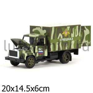 МАШИНА "ТЕХНОПАРК" МЕТАЛЛ. ИНЕРЦ. ГАЗ 3307 СПЕЦНАЗ, 1:43 В РУСС. КОР. в кор.2*24шт ― Luckfamily.ru