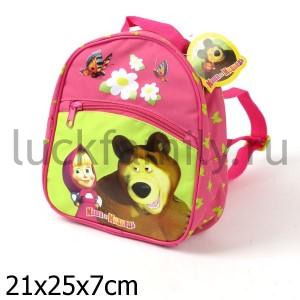 РЮКЗАК-МИНИ "МАША И МЕДВЕДЬ" ДОШКОЛЕНОК в кор.20шт ― Luckfamily.ru