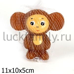 ИГРУШКА Д/КУПАНИЯ "ИГРАЕМ ВМЕСТЕ" ЧЕБУРАШКА В СЕТКЕ в кор.12*24шт ― Luckfamily.ru