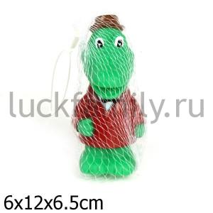 ИГРУШКА Д/КУПАНИЯ "ИГРАЕМ ВМЕСТЕ" КРОКОДИЛ ГЕНА В СЕТКЕ в кор.12*24шт ― Luckfamily.ru