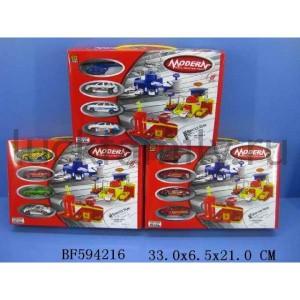 ИГРОВОЙ НАБОР ГАРАЖ С 3-МЯ МАШИНКАМИ И ВЕРТОЛЕТОМ, В АССОРТ. В КОР. 33*7*21СМ в кор.2*24шт ― Luckfamily.ru