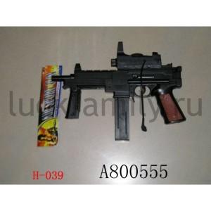 АВТОМАТ ПНЕВМ. С ЛАЗЕР. ПРИЦЕЛОМ, С ПУЛЬКАМИ В ПАК. в кор.2*48шт ― Luckfamily.ru