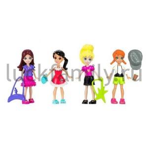 "МАТТЕЛ". POLLY POCKET  МУЗЫКАЛЬНАЯ ВЕЧЕРИНКА в кор.6шт ― Luckfamily.ru