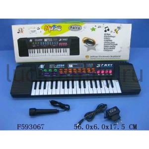 СИНТЕЗАТОР 220V/ НА БАТ. С МИКРОФОНОМ В КОР. 56*6*18СМ в кор.2*18шт ― Luckfamily.ru