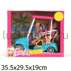 "МАТТЕЛ". BARBIE СЕСТРЫ БАРБИ "ГОЛЬФ-КАРТ" в кор.2шт ― Luckfamily.ru