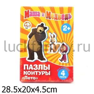 ПАЗЛ-КОНТУР. МАША И МЕДВЕДЬ. ЛЕТО в кор.9шт ― Luckfamily.ru