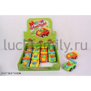 МАШИНА МУЛЬТЯШНАЯ ИНЕРЦ. 9482 В РУСС. ДИСПЛЕЕ 27*26*6СМ УП-12ШТ в кор.2*12уп ― Luckfamily.ru