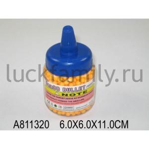 ПУЛЬКИ ПЛАСТ. ДЛЯ ПНЕВМ. ОРУЖИЯ В ПЛАСТ. БАНКЕ 6*6*11СМ в кор.4*48шт ― Luckfamily.ru