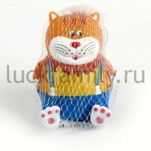 ИГРУШКА ДЛЯ КУПАНИЯ "ИГРАЕМ ВМЕСТЕ" КОТ В СЕТКЕ (РУСС. УП.) в кор.12*24шт ― Luckfamily.ru