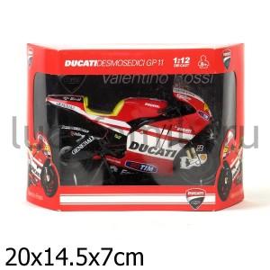 МОТОЦИКЛ МЕТАЛЛ. 1:12 DUCATI DESMODEDICI GP11, VALENTINO ROSSI В КОР. в кор.2*12шт ― Luckfamily.ru