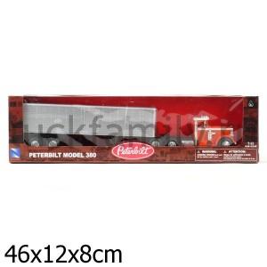 ФУРА МЕТАЛЛ. 1:43 1949 PETERBILT MODEL 380 35' CONTAINER, ОТКРЫВ. ДВЕРИ В КОР. в кор.2*6шт ― Luckfamily.ru