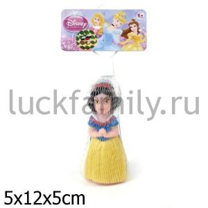 ИГРУШКА ДЛЯ КУПАНИЯ "ИГРАЕМ ВМЕСТЕ" DISNEY БЕЛОСНЕЖКА В СЕТКЕ (РУСС. УП.) в кор.12*24шт ― Luckfamily.ru