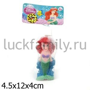 ИГРУШКА ДЛЯ КУПАНИЯ "ИГРАЕМ ВМЕСТЕ" DISNEY АРИЭЛЬ В СЕТКЕ (РУСС. УП.) в кор.12*24шт ― Luckfamily.ru