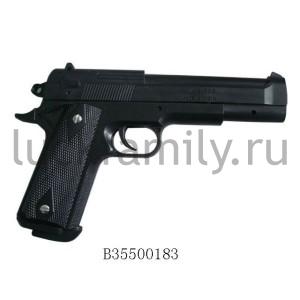 ПИСТОЛЕТ ПНЕВМ. ЧЕРНЫЙ, С ПУЛЬКАМИ JKX-333 В ПАК. в кор.2*72шт ― Luckfamily.ru