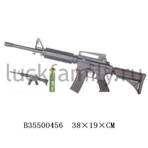 АВТОМАТ ПНЕВМ. С ПУЛЬКАМИ M16 В ПАК. 38*19СМ в кор.2*24шт ― Luckfamily.ru