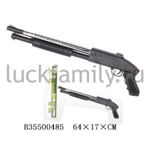 РУЖЬЕ ПНЕВМ. С ПУЛЬКАМИ M690 В ПАК. 64*17СМ в кор.2*24шт ― Luckfamily.ru
