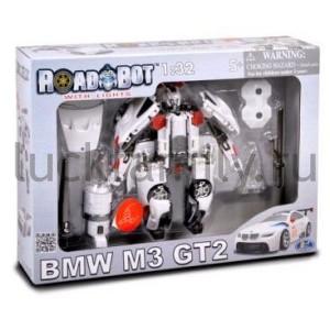 РОБОТ "GALAXY DEFENDER" 1:32 BMW MW-GT2 СО СВЕТОМ 52120 В КОР. 27*19*6СМ в кор.24шт ― Luckfamily.ru
