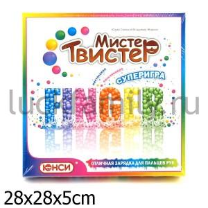 МИСТЕР ТВИСТЕР. ФИНГЕР НАСТОЛЬНО-ПЕЧАТНАЯ ИГРА  в кор.18шт ― Luckfamily.ru