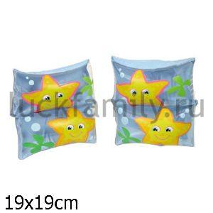 НАРУКАВНИКИ 19*19СМ РЫБКИ 3-6ЛЕТ В ПАК. (БОИТСЯ ХОЛОДА) в кор.36шт ― Luckfamily.ru