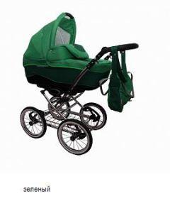 Коляска ADAMEX классика SENSO LEN EXCLUSIVE надув. 2 в 1 ― Luckfamily.ru