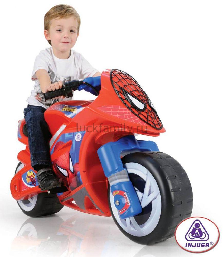 Электромотоцикл Injusa Moto Spiderman Sense 6466 6V