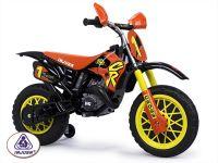 Аккумуляторный мотоцикл 6V INJUSA  Moto Cross CR со шлемом  677            