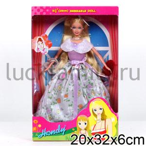 КУКЛА ГНУЩАЯСЯ С АКСЕСС., В АССОРТ. В КОР. 32*20*6СМ (С) в кор.36шт ― Luckfamily.ru