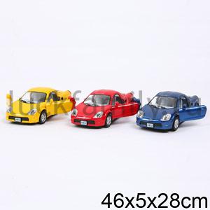МАШИНА TOYOTA MR2 МЕТАЛЛ ИНЕРЦ. 1:32 ОТКРЫВ. ДВЕРИ, ЦВЕТ В АССОРТ В ДИСПЛЕЕ 13СМ УП-12ШТ в кор.2*6уп ― Luckfamily.ru