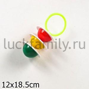 ПОГРЕМУШКА "СВЕТОФОР" В ПАК. в кор.100шт ― Luckfamily.ru