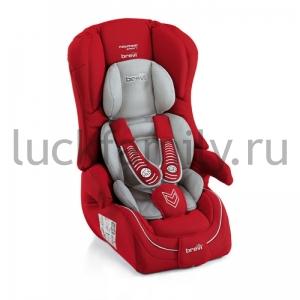 Brevi, БРЕВИ, Автокресло 9-36 кг ТУРИНГ, гр 1-2-3,крас/сер., Италия ― Luckfamily.ru