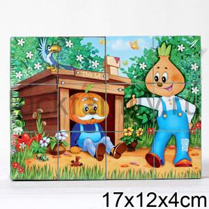 КУБИКИ  В КАРТИНКАХ 26 СКАЗКИ НАРОДОВ МИРА 12ШТ в полиэт.уп.16шт ― Luckfamily.ru