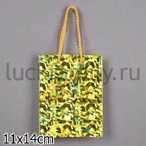 ПАКЕТ ПОДАРОЧНЫЙ 11*14СМ УП-12ШТ в кор.200уп ― Luckfamily.ru
