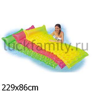 МАТРАС ГОФРИРОВАННЫЙ 229*86СМ ЦВЕТ В АССОРТ. В КОР. (БОИТСЯ ХОЛОДА) в кор.6шт. ― Luckfamily.ru