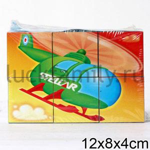 КУБИКИ  В КАРТИНКАХ 22 6ШТ в полиэт.уп.32шт ― Luckfamily.ru