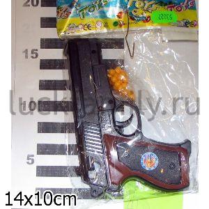 ПИСТОЛЕТ ПНЕВМ. С ПУЛЬКАМИ R398 В ПАК. 14*10СМ в кор.2*192шт ― Luckfamily.ru