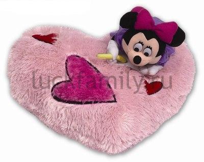 Подушка Disney Минни и сердца