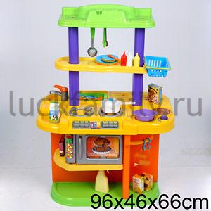 ИГРОВОЙ НАБОР "WINNER" КУХНЯ ДЕТСКАЯ С  АКСЕСС. В РУСС. КОР. 66*96СМ в кор.2шт ― Luckfamily.ru