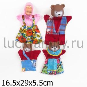 КУК. ТЕАТР "ТРИ МЕДВЕДЯ" (4 ПЕРС.) в уп.35шт ― Luckfamily.ru