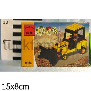 КОНСТРУКТОР ПЛАСТ. СТРОИТ. ТЕХНИКА С ФИГУРКОЙ 0384 WS4805/EV18160 В КОР. 15*8СМ в кор.120шт (Р) ― Luckfamily.ru