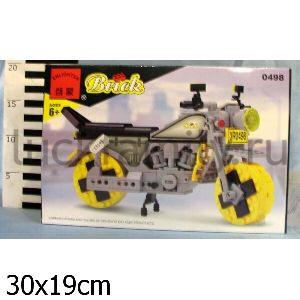 КОНСТРУКТОР ПЛАСТ. МОТОЦИКЛ 0498 WS5958 В КОР. 30*19СМ в кор.24шт (Р) ― Luckfamily.ru