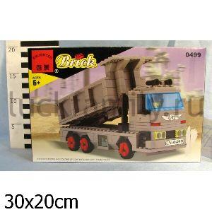 КОНСТРУКТОР ПЛАСТ. САМОСВАЛ С ФИГУРКОЙ 0499 WS5960/EV18095 В КОР. 30*20СМ в кор.24шт (Р) ― Luckfamily.ru