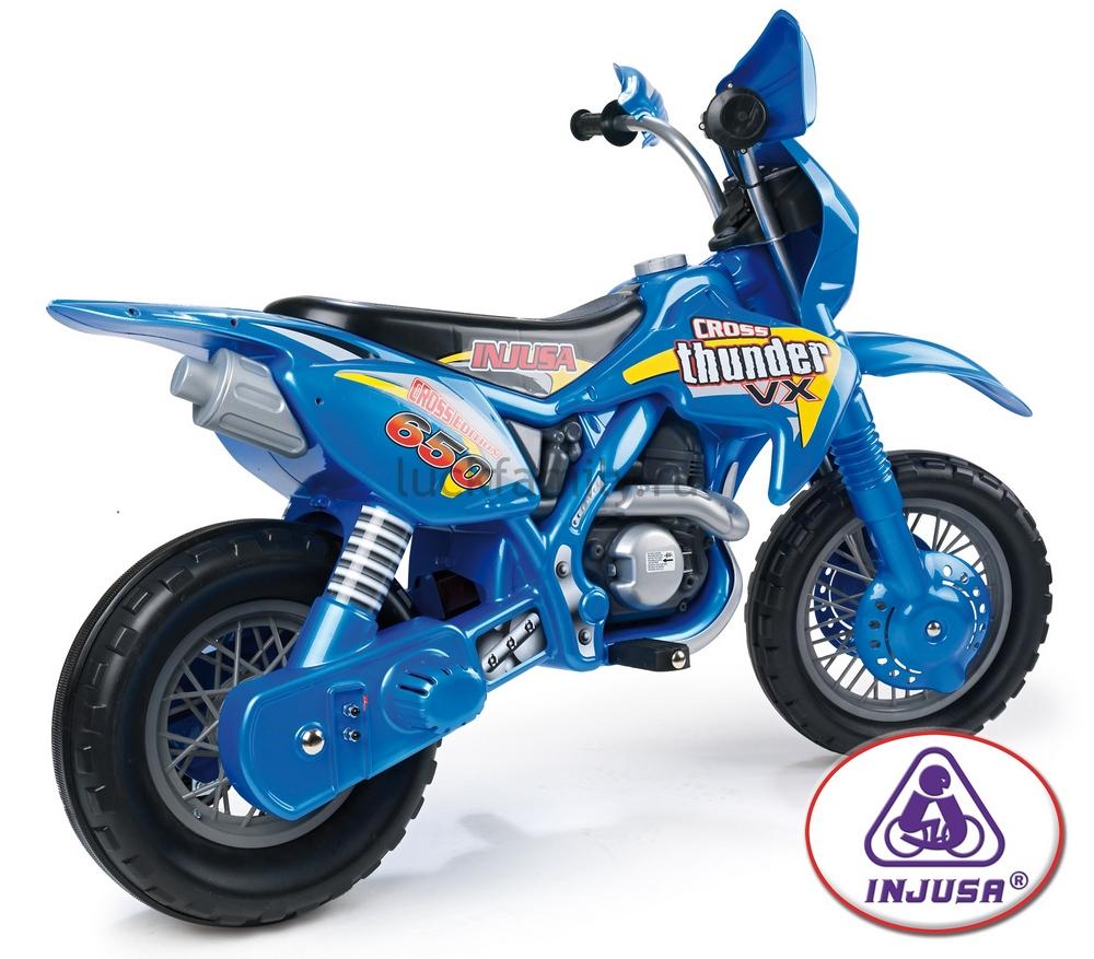Электромотоцикл Injusa Moto Cross Thunder 680 6V